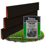 Tenco Houtcoat Zwart