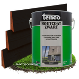 Tenco Houtcoat Zwart
