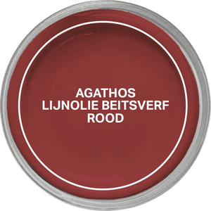 Agathos Lijnolie Beitsverf 750ml Rood (outlet)