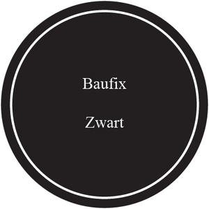 Baufix spuitbus Hoogglanslak Zwart | 400ml