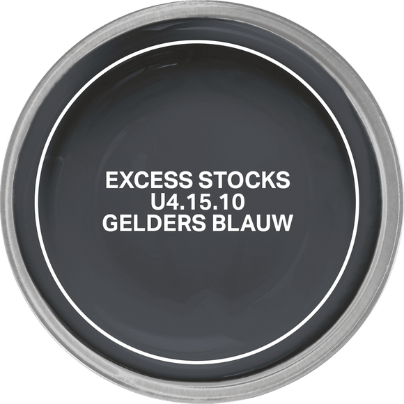 Excess stocks Hoogglans (AZ) Geldersblauw U4.15.10 1L