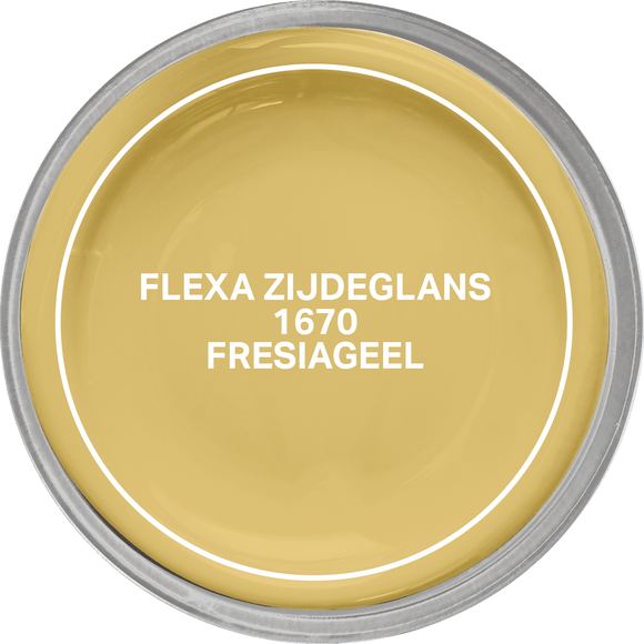Flexa Colors Zijdeglans (acryl) 1670 Fresiageel