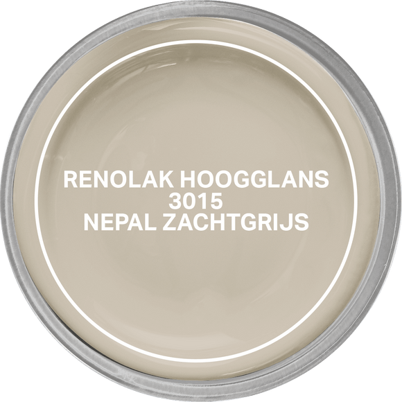 RenoLak Hoogglans 0.75L - 3015 Nepal Zachtgrijs hoogglans