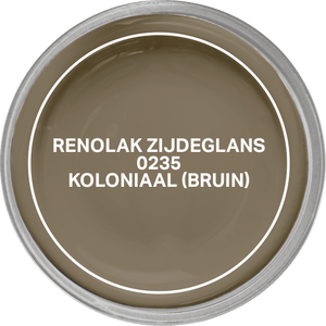 RenoLak Zijdeglans 0.75L - 0235 Koloniaalbruin