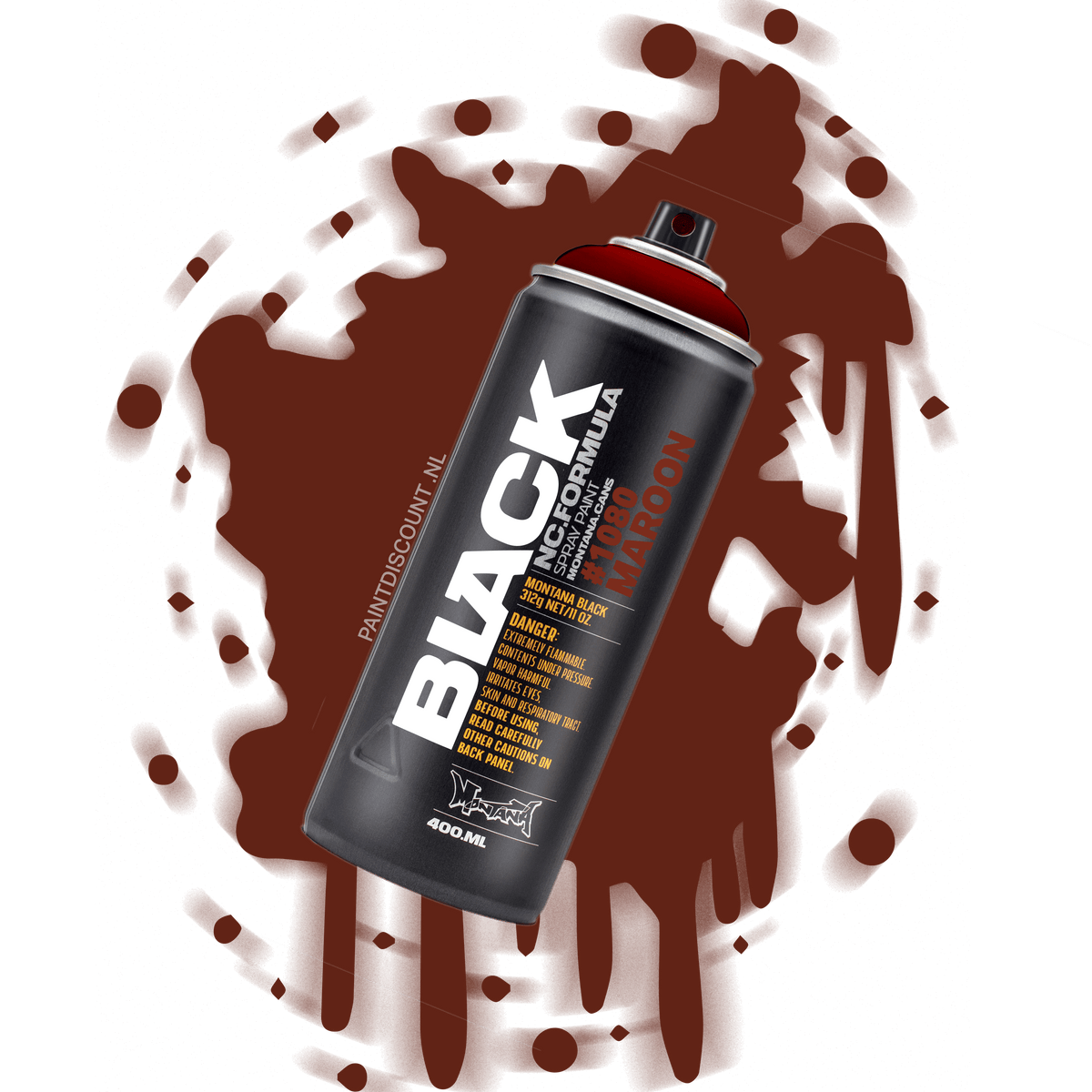 Montana Black 400ml Blk1080 Maroon Paintdiscount.nl