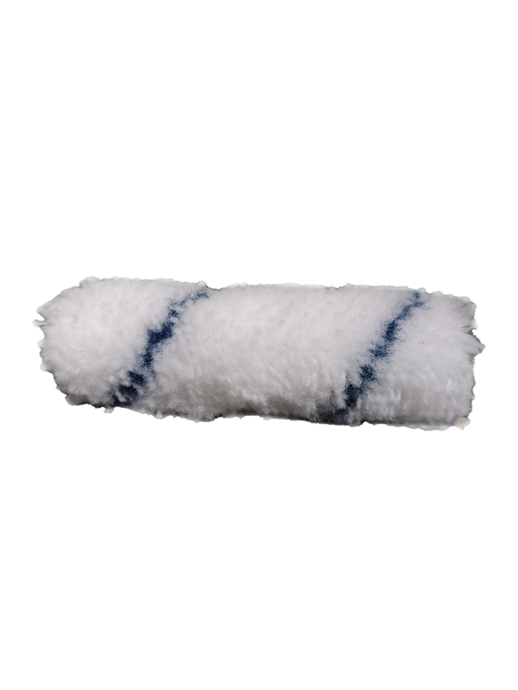 Perlon muurverf Dun 10cm blauw streepje