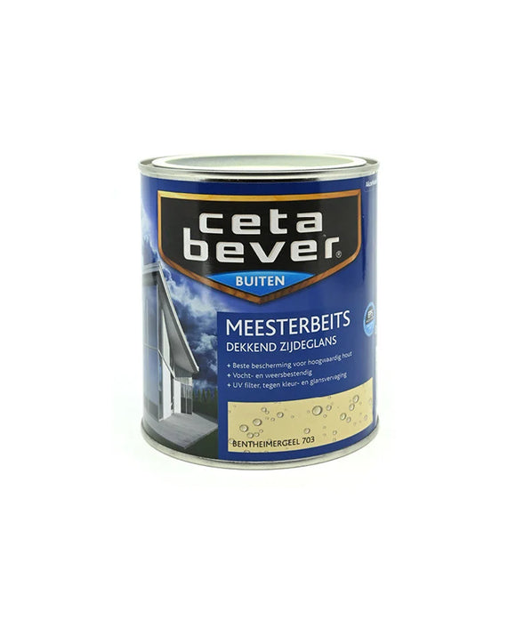 Cetabever Meesterbeits zijdeglans Bentheimersgeel 0.75L