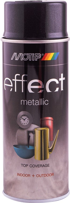 Motip Effect metallic zwart hoogglans 400ml 302510