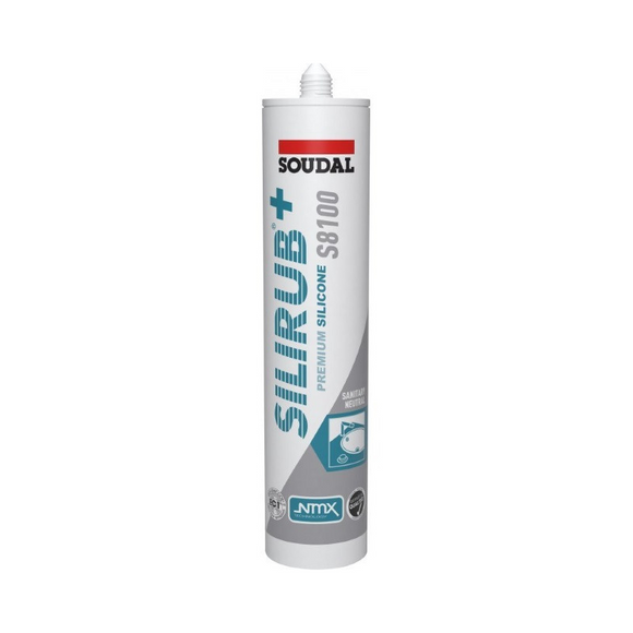 Soudal Silirub P2 beglazingskit  310ml