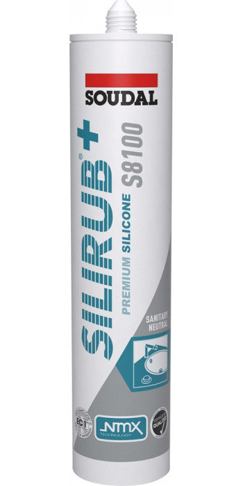 Soudal Silirub+ S8100 sanitairkit 300ml