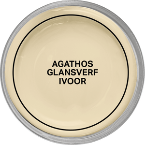 Agathos Glansverf High Solid 750ml Ivoor (outlet)