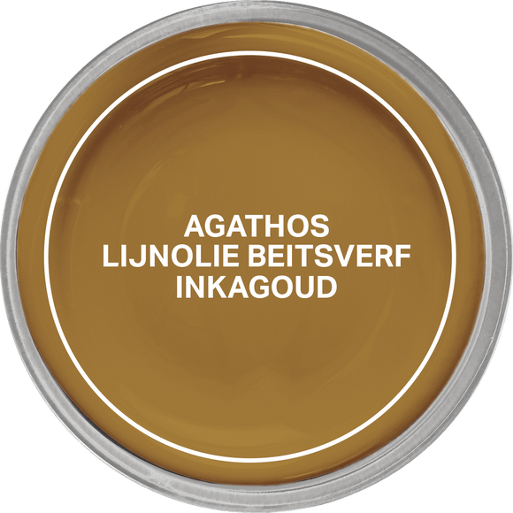 Agathos Lijnolie Beitsverf 750ml Inkagoud (outlet)