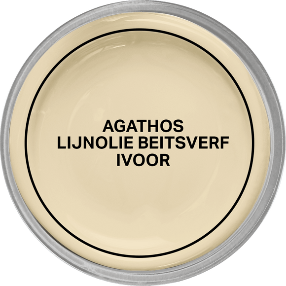 Agathos Lijnolie Beitsverf 750ml Ivoor (outlet)