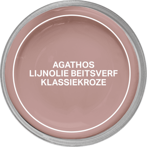 Agathos Lijnolie Beitsverf 750ml Klassiekroze (outlet)