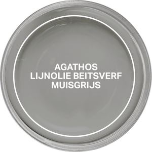 Agathos Lijnolie Beitsverf 750ml Muisgrijs (outlet)