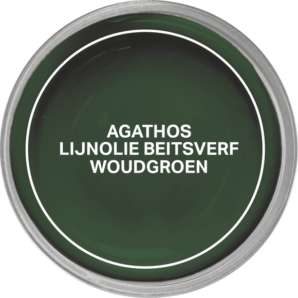 Agathos Lijnolie Beitsverf 750ml Woudgroen (outlet)