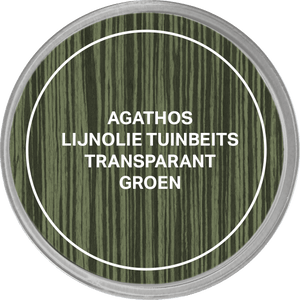 Agathos Lijnolie Tuinbeits 750ml Groen Transparant (outlet)