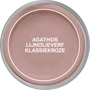Agathos Glans Lijnolieverf 750ml Klassiekroze (outlet)