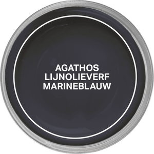 Agathos Glans Lijnolieverf 750ml Marineblauw (outlet)