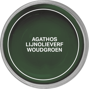 Agathos Glans Lijnolieverf 750ml Woudgroen (outlet)