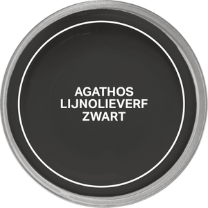 Agathos Glans Lijnolieverf 750ml Zwart (outlet)