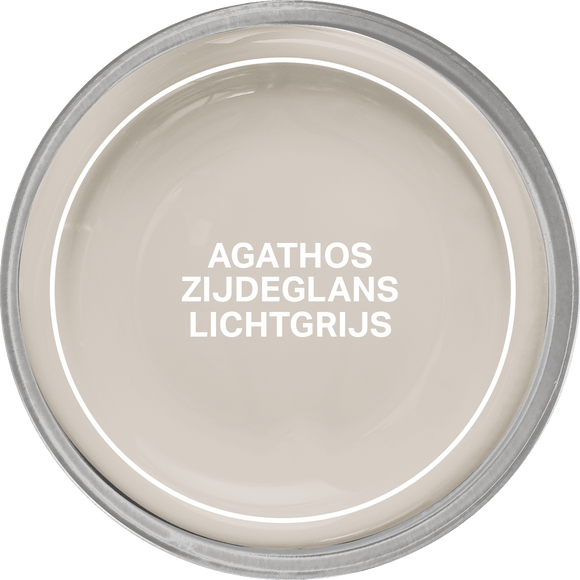 Agathos Zijdeglans Lijnolieverf 750ml Lichtgrijs (outlet)