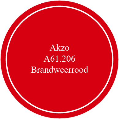 Akzo Nitroflex A 61.206 Brandweerrood - 5L