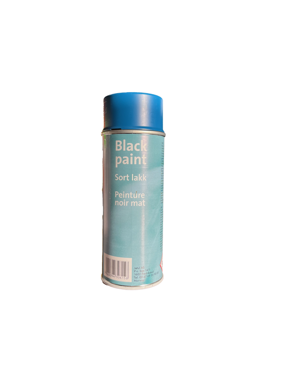 Black paint Matte lak blue