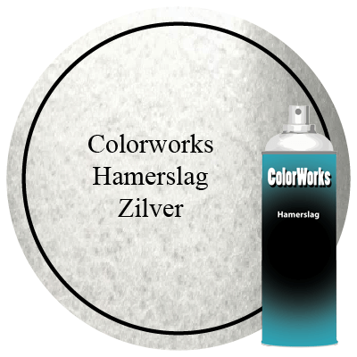 Motip Colorworks Hamerslag Zilver