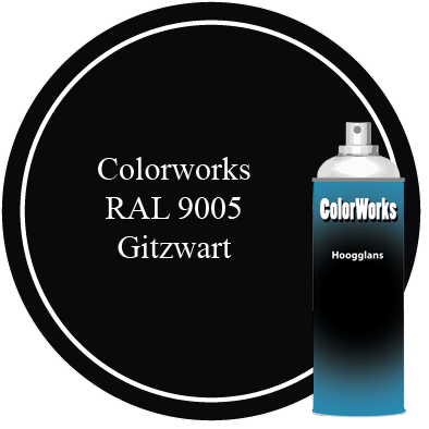 Motip Colorworks Gitzwart RAL 9005