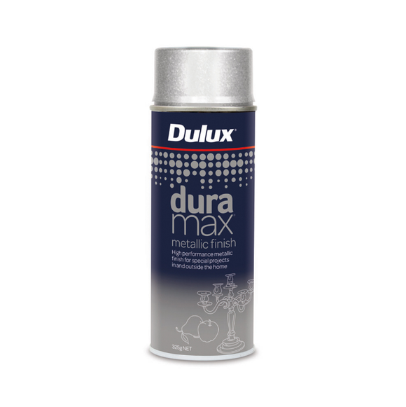Dulux Duramax Metallic Silver (zilver)- spuitbus 400ml