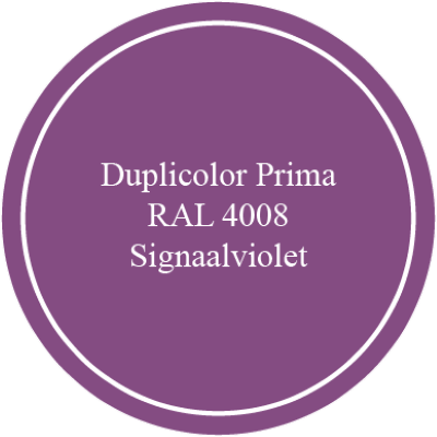 Duplicolor Prima Hoogglans 400ml - 4008 Signaal Violet