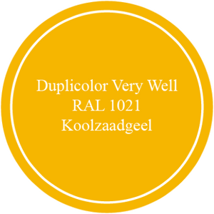 DupliColor Very Well VW6001 RAL 1021 koolzaadgeel - 600ml