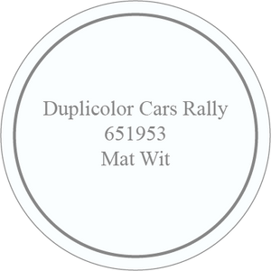 DupliColor Cars Rally 651953 Mat Wit