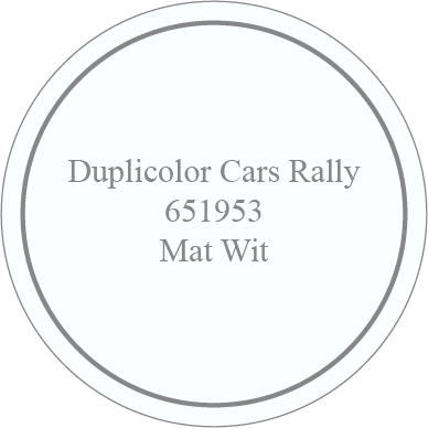 DupliColor Cars Rally 651953 Mat Wit