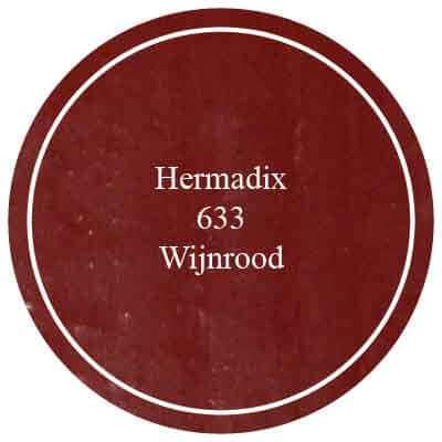Hermadix Houtdecor 633 Wijnrood - 750ml