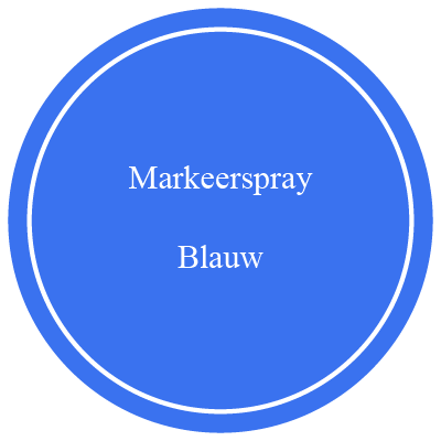 Markeerspray Hardwaer Blauw - 750ml
