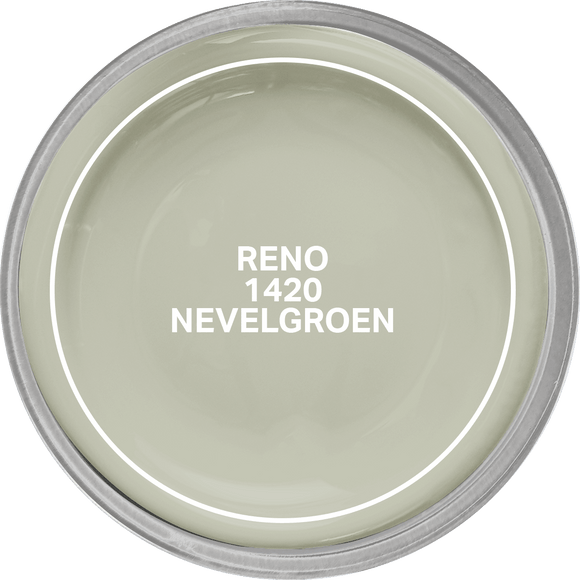 RenoLak Hoogglans 0.75L - 1420 Nevelgroen