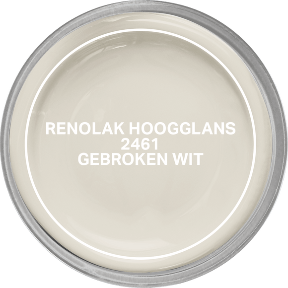 RenoLak Hoogglans 0.75L - 2461 Gebrokenwit - lichtgeel