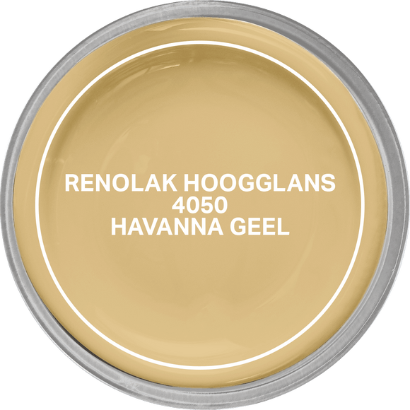 RenoLak Hoogglans 0.75L - 4050 Havanna Geel