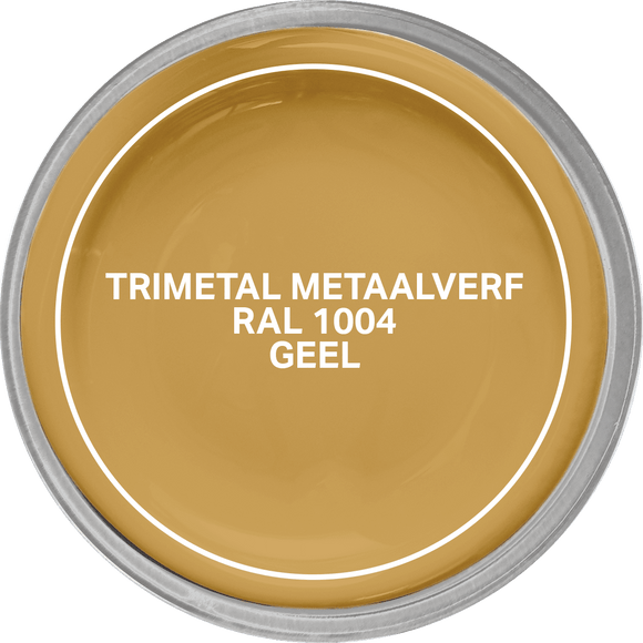 Trimetal Metaalverf Hoogglans 2,5L | RAL 1004 geel