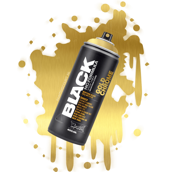 Montana Black 400ml Blk Goldchrome