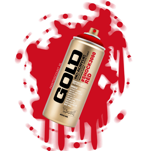 Montana Gold 400ml S3000 Shock Red
