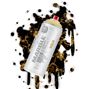 Montana Marble Effect 400Ml Emgold Gold