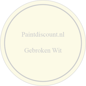 Paintdiscount Hoogglans Gebroken Wit - 250ml