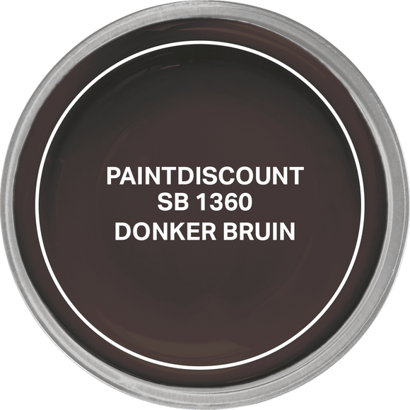 Paintdiscount Hoogglans SB 1360 Donker bruin 1L
