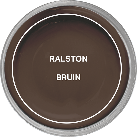 Ralston Dekkende Beitsverf bruin - 750ml (outlet)