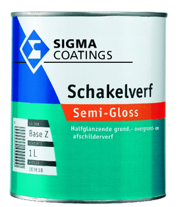 Sigma Schakelverf Semi-Gloss - 1L - Basis ZX (blank)