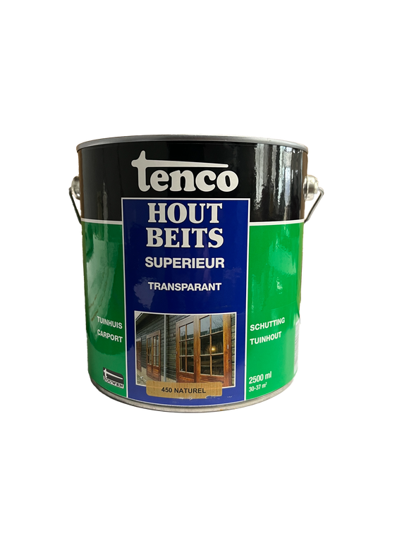 Tenco Superieur houtbeits Dekkend Parelwit 2,5L