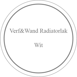 Verf&Wand Radiatorlak Wit 750ml